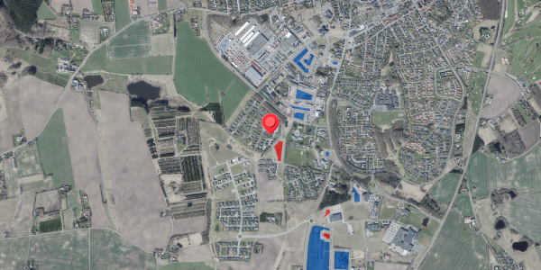 Jordforureningskort på Harebakken 3, 8450 Hammel