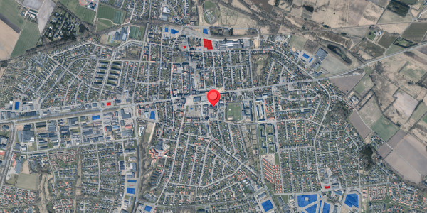 Jordforureningskort på Danmarksgade 4, 7430 Ikast