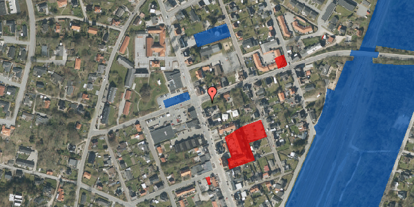 Jordforureningskort på Bredgade 21, 8870 Langå