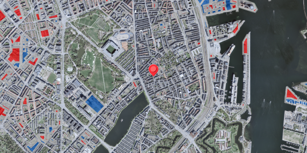 Jordforureningskort på Rosenvængets Allé 17, 2100 København Ø
