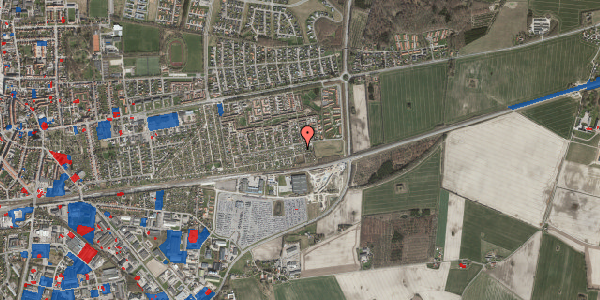 Jordforureningskort på Irisvej 58, 4100 Ringsted