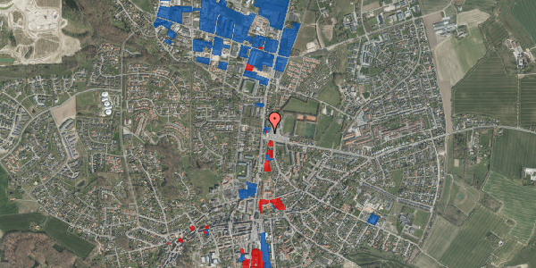 Jordforureningskort på Rådhusgade 54B, 8300 Odder