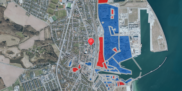 Jordforureningskort på Bjerggade 27, st. , 4600 Køge