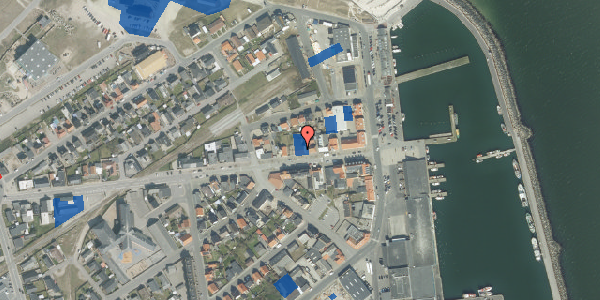 Jordforureningskort på Bredgade 12A, 7680 Thyborøn