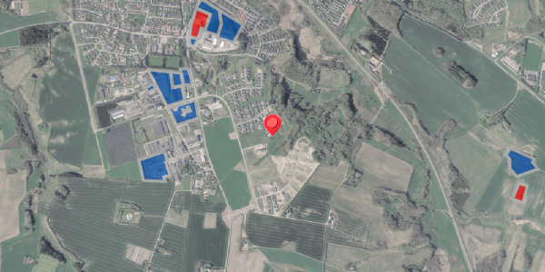 Jordforureningskort på Seglager 46, 8370 Hadsten