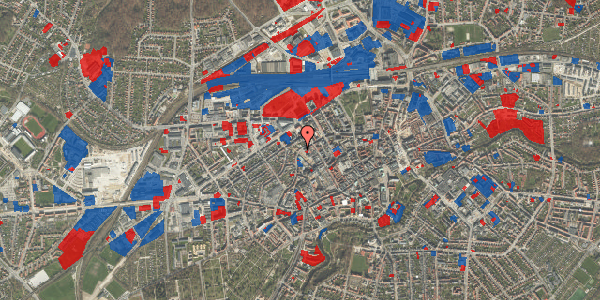 Jordforureningskort på Vindegade 69, 5000 Odense C