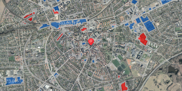 Jordforureningskort på Rosengade 2, 4200 Slagelse