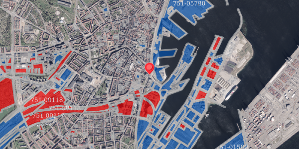 Jordforureningskort på Mindegade 13, 8000 Aarhus C
