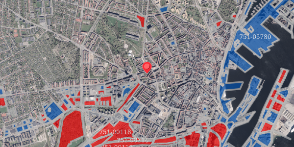 Jordforureningskort på Janus La Cours Gade 10A, 8000 Aarhus C