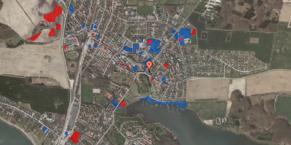Jordforureningskort på Algade 105A, 4760 Vordingborg