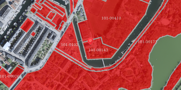 Jordforureningskort på Arsenalvej 10, 1436 København K