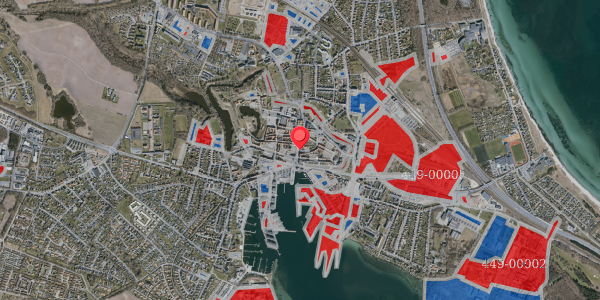 Jordforureningskort på Adelgade 3, 5800 Nyborg
