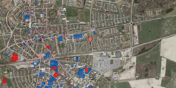 Jordforureningskort på Erantisvej 14, 4100 Ringsted