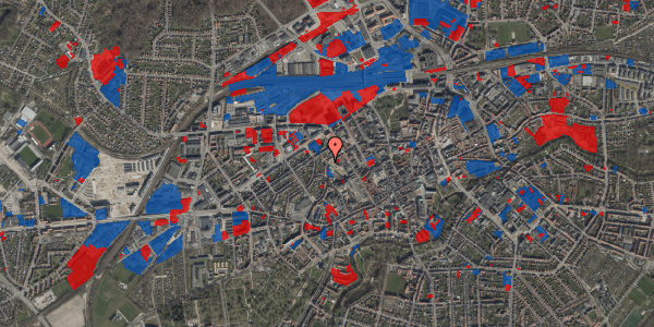 Jordforureningskort på Vindegade 75, 5000 Odense C