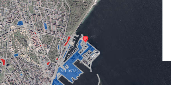 Jordforureningskort på Esther Aggebos Gade 54, 8000 Aarhus C