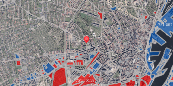 Jordforureningskort på Viborgvej 21, 5. th, 8000 Aarhus C