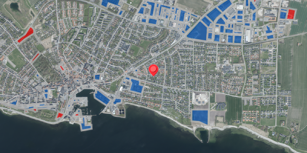 Jordforureningskort på Hasselvej 8, 7700 Thisted