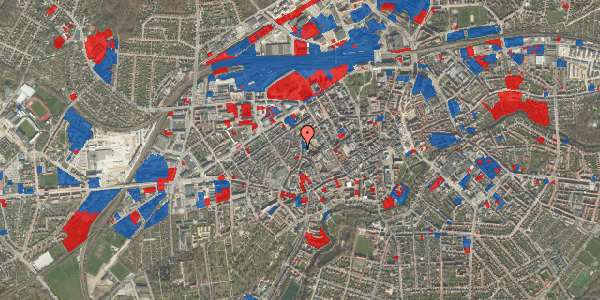 Jordforureningskort på Vindegade 93, 5000 Odense C