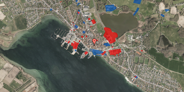 Jordforureningskort på Adelgade 1A, 5600 Faaborg