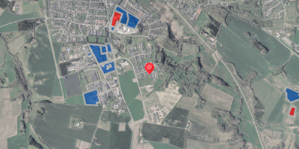 Jordforureningskort på Seglager 28, 8370 Hadsten