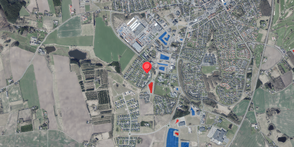 Jordforureningskort på Harebakken 33, 8450 Hammel