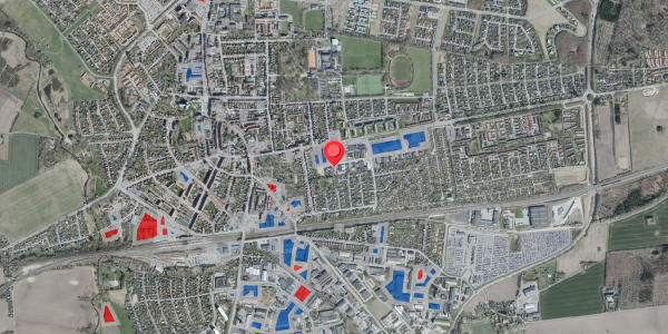 Jordforureningskort på Vibevej 8, 4100 Ringsted