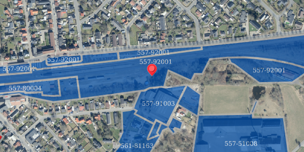 Jordforureningskort på Ribevej 1B, 6740 Bramming