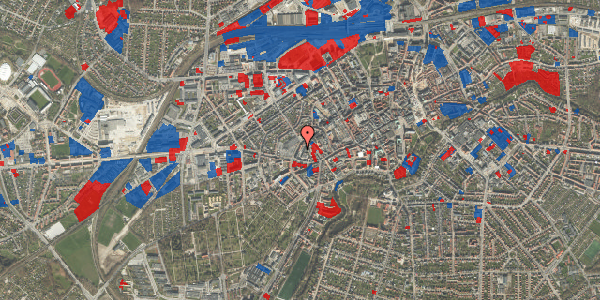 Jordforureningskort på Vindegade 124E, 5000 Odense C