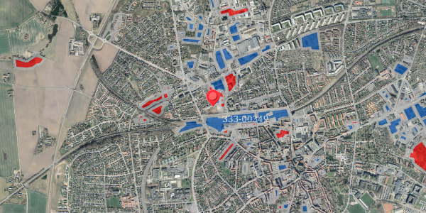 Jordforureningskort på Danasvej 14, 4200 Slagelse