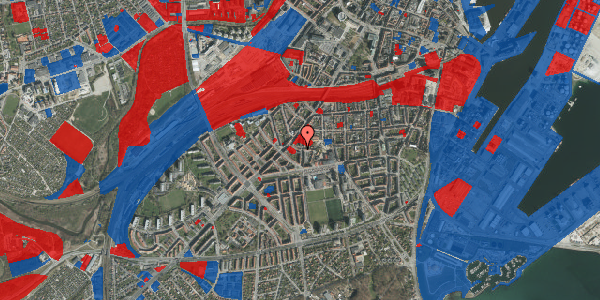 Jordforureningskort på Dannebrogsgade 15, 8000 Aarhus C
