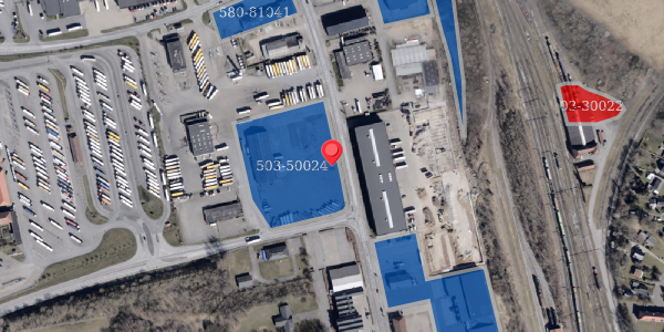 Jordforureningskort på Industrivej 5A, 6330 Padborg