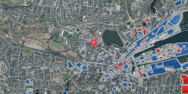 Jordforureningskort på Borgergade 9, 6000 Kolding