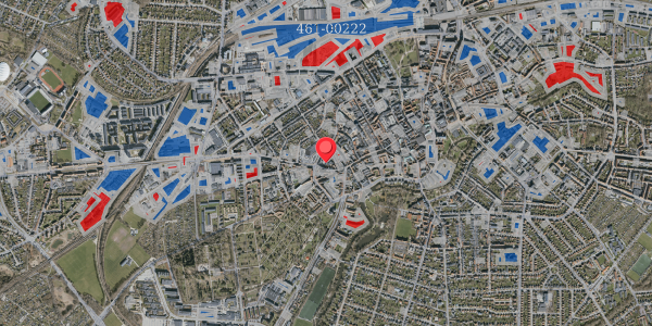 Jordforureningskort på Vindegade 142, 5000 Odense C