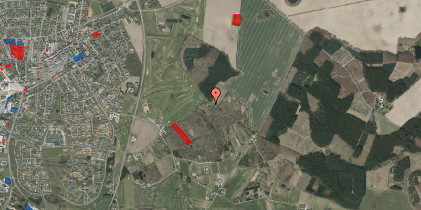Jordforureningskort på Mosevej 13, 8450 Hammel
