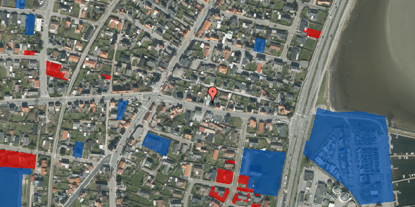 Jordforureningskort på Thodesvej 13, 9900 Frederikshavn