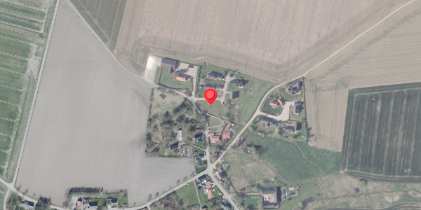 Oversvømmelsesrisiko fra vandløb på Markvænget 2, 8382 Hinnerup