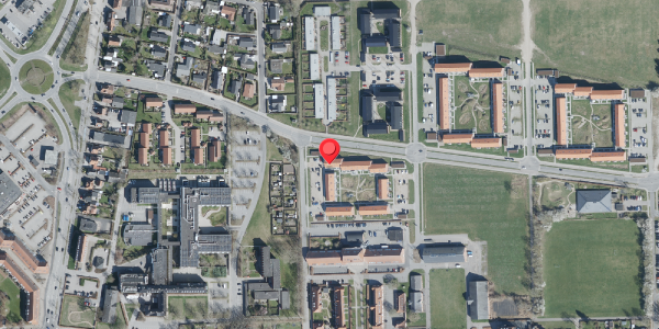 Oversvømmelsesrisiko fra vandløb på Garnisonen 25, 4100 Ringsted