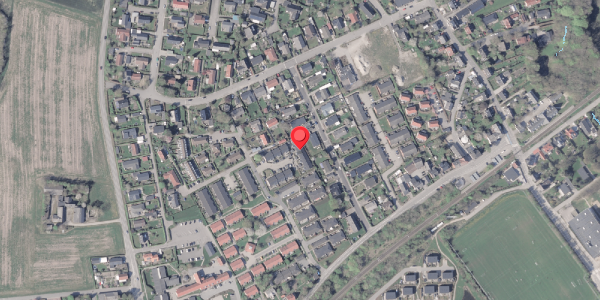 Oversvømmelsesrisiko fra vandløb på Sensommervej 60, 8530 Hjortshøj