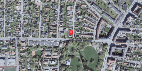Oversvømmelsesrisiko fra vandløb på Vinrankevej 3, 2900 Hellerup