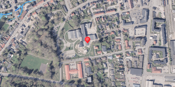 Oversvømmelsesrisiko fra vandløb på Holsteinsgade 43A, 8300 Odder