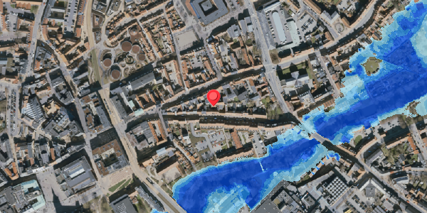 Oversvømmelsesrisiko fra vandløb på Nedergade 20B, 5000 Odense C
