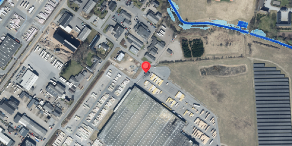 Oversvømmelsesrisiko fra vandløb på Fabriksvej 6, 6580 Vamdrup