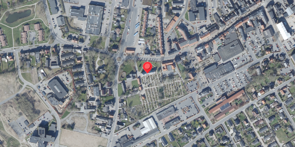 Oversvømmelsesrisiko fra vandløb på Vestergade 9B, 8450 Hammel