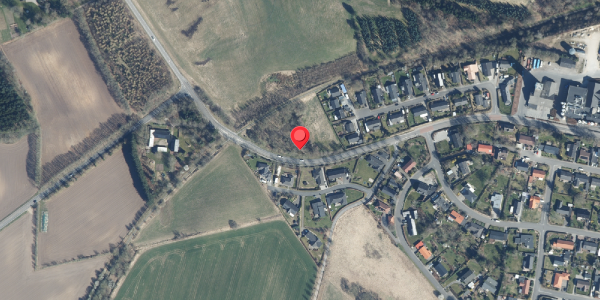 Oversvømmelsesrisiko fra vandløb på Rustrupvej 18B, 8653 Them