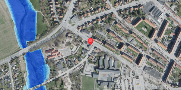 Oversvømmelsesrisiko fra vandløb på Vestervej 25, . , 4100 Ringsted