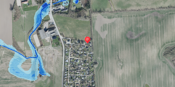 Oversvømmelsesrisiko fra vandløb på Malusvej 9, 4420 Regstrup