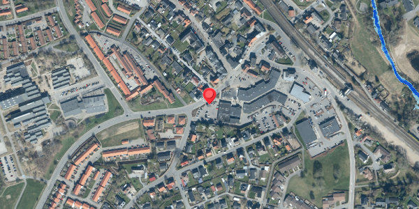 Oversvømmelsesrisiko fra vandløb på Ny Boder 2X, 7080 Børkop