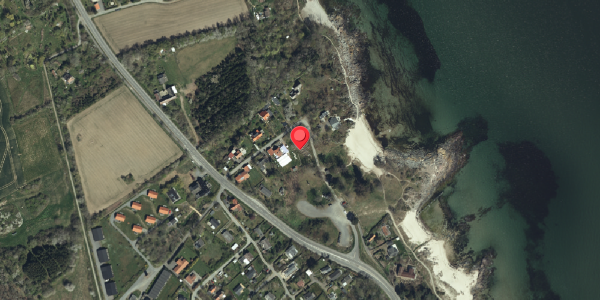 Oversvømmelsesrisiko fra vandløb på Gilbertstræde 6A, 3770 Allinge