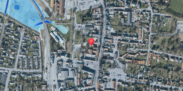 Oversvømmelsesrisiko fra vandløb på Algade 13C, 4660 Store Heddinge
