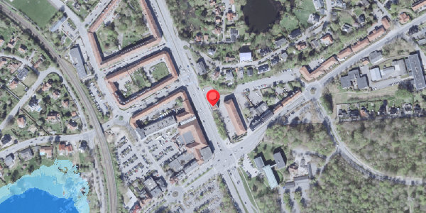 Oversvømmelsesrisiko fra vandløb på Kongevejen 340, 2840 Holte